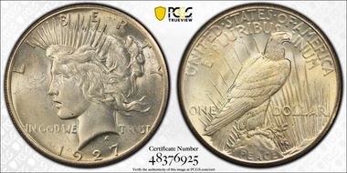 1927 $1 MS61
