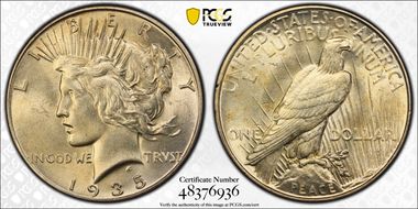 1935 $1 MS61