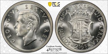 1952 2 1/2S KM-39.2  Ag PR67