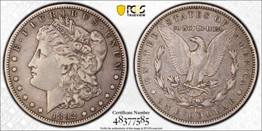 1892-S $1 VF30