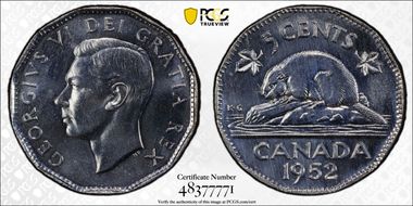 1952 5C MS65