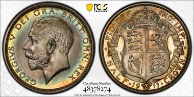 1911 1/2 Cr S-4011 PR66