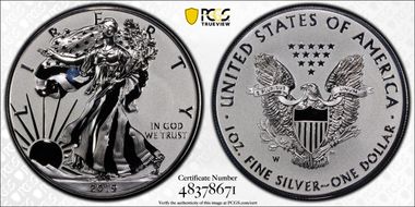 2019-W $1 Silver Eagle Enhanced Rev PR PR68