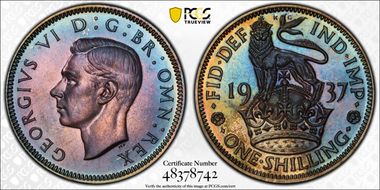 1937 Shil S-4082 English Rev PR66