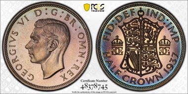 1937 1/2 Cr S-4080 PR66