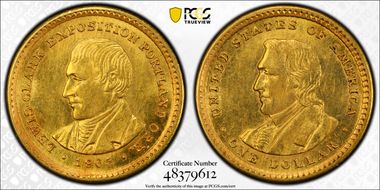 1905 G$1 Lewis and Clark MS63