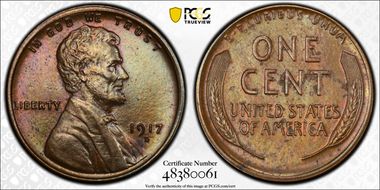 1917-D 1C MS62BN
