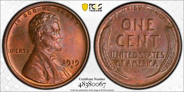 1919-D 1C MS64BN