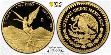 2023-Mo 1/2 oz Libertad Gold PR69DCAM