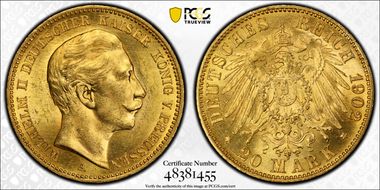 1902-A 20 Mk J-252 MS64