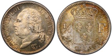 1823-A 1/4 Fr Gad-352 F-163 MS67