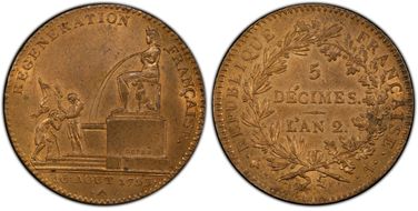 AN 2-A-1793 5 Dec Gad-390 F-172A MS63RB