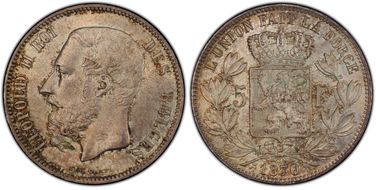 1870 5 Fr MS64+
