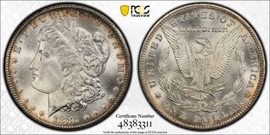 1881-CC $1 MS65+ 