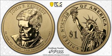 2015-P $1 John F Kennedy Rev PR Chronicles Set PR69