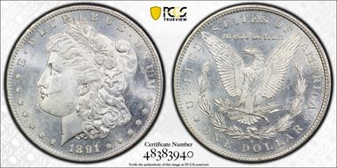 1891-S $1 MS63