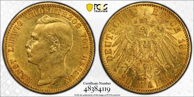 1897-A 20 Mk J-225 AU55