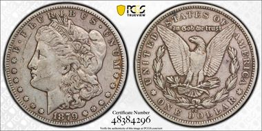 1879-CC $1 Capped Die VF35