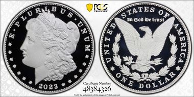 2023-S $1 Morgan Dollar First Strike PR70DCAM