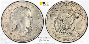 1979-D SBA$1 AU58