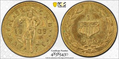 1909 AV SC$1 HK-360, Alaska-Yukon N1