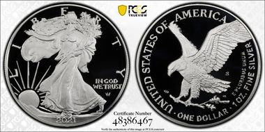 2021-S $1 Silver Eagle - Type 2 PR70DCAM
