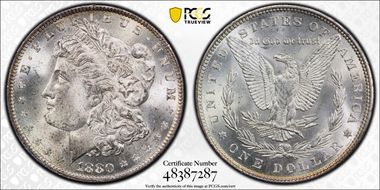 1880 $1 MS65