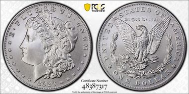 2023 $1 Morgan Dollar First Strike MS70