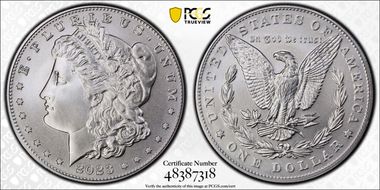 2023 $1 Morgan Dollar First Strike MS70