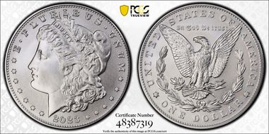 2023 $1 Morgan Dollar First Strike MS70