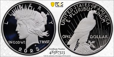 2023-S $1 Peace Dollar First Strike PR70DCAM
