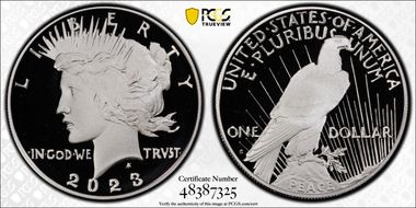 2023-S $1 Peace Dollar First Strike PR69DCAM