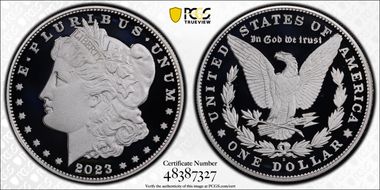 2023-S $1 Morgan Dollar First Strike PR70DCAM