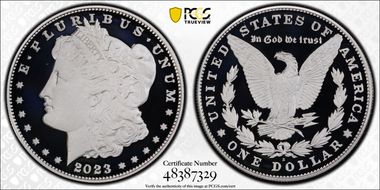 2023-S $1 Morgan Dollar First Strike PR70DCAM