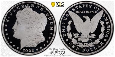 2023-S $1 Morgan Dollar First Strike PR70DCAM