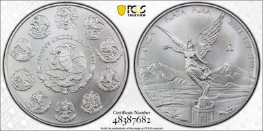 2023-Mo Onza Libertad Ag MS69