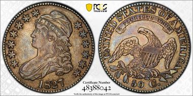 1827 50C Square Base 2 XF40