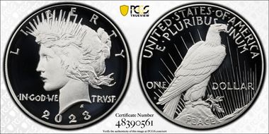 2023-S $1 Peace Dollar First Strike PR70DCAM