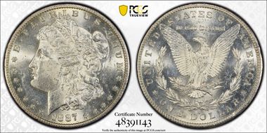 1887-S $1 MS62
