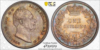 1836 Shil S-3835 MS64