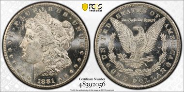 1881-CC $1 MS61PL