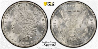 1880/79-CC $1 VAM 4, Rev. of '78 MS62