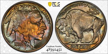 1935-S 5C MS67