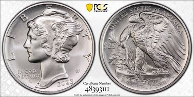 2023-W $25 Palladium First Strike SP70