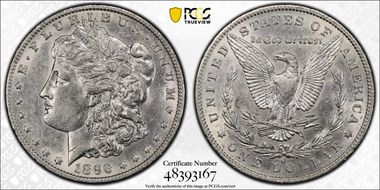 1896-O $1 AU53