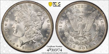 1882-CC $1 MS63