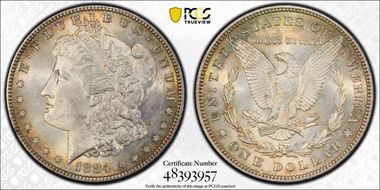 1884 $1 MS63