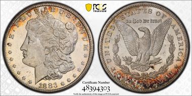1883-CC $1 MS62PL