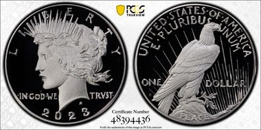 2023-S $1 Peace Dollar PR70DCAM