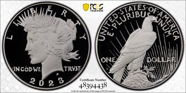 2023-S $1 Peace Dollar PR70DCAM